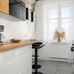Yellow In With Air Conditioning And Desk For Remote Work By Renters * Poznan